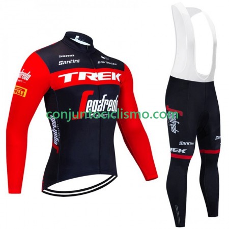 Conjunto Maillot + Culotte largo con tirantes Trek-Segafredo 2023